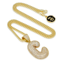 Load image into Gallery viewer, The Bubble Letter C Necklace
