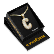 Load image into Gallery viewer, The Bubble Letter C Necklace
