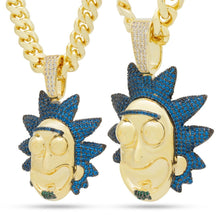 Load image into Gallery viewer, Rick and Morty x King Ice - XL Good Rick Necklace
