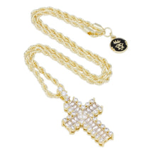 Load image into Gallery viewer, Mini Icy Cross Necklace
